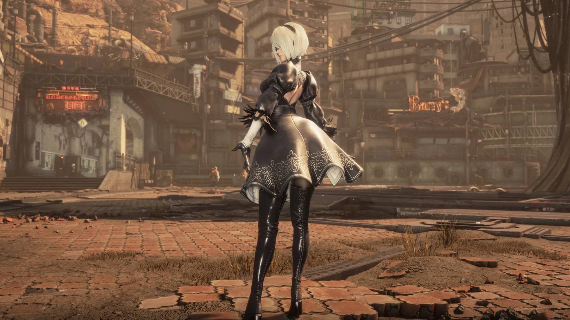 Stellar Blade's upcoming Nier Automata costume DLC.