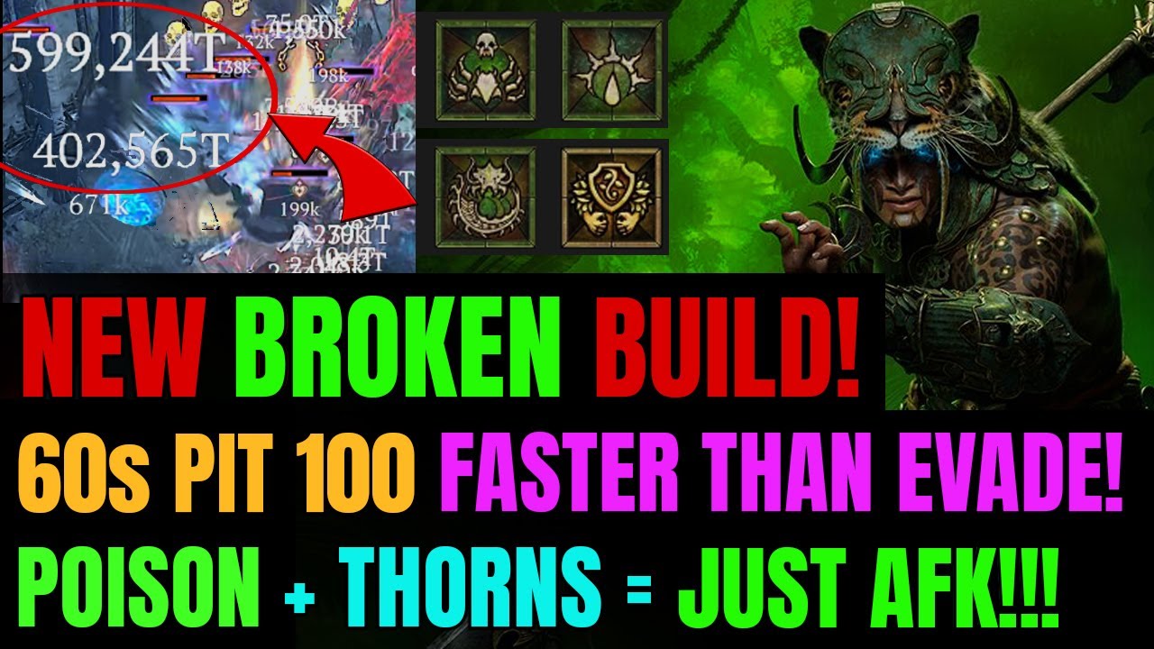 CN's NEW ALL-IN-ONE Speed Farming Pit 100 & 'AFK' Poison Spiritborn Build!!! - YouTube