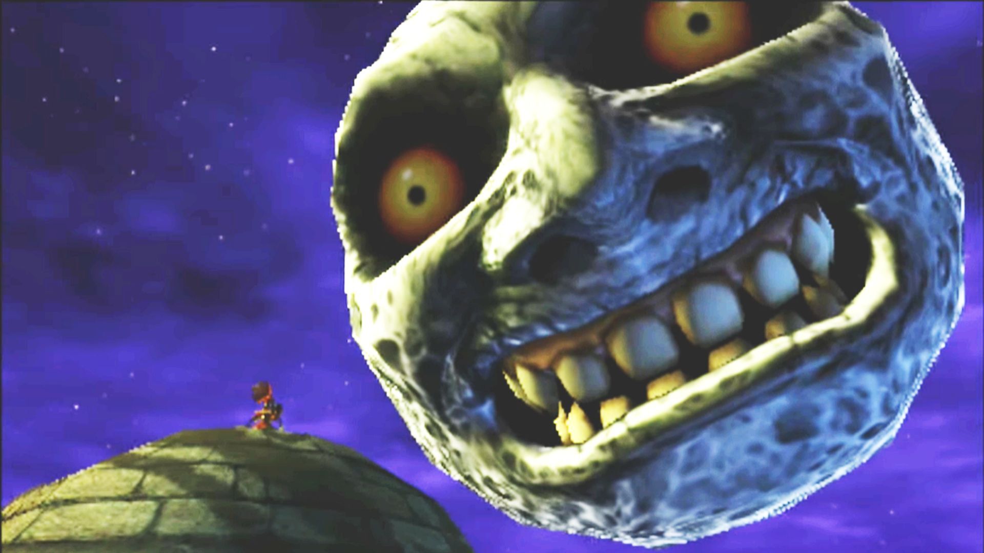 a7yoqdcegu8vqmveyh7pb8 A screenshot of the moon in The Legend of Zelda: Majora's Mask.