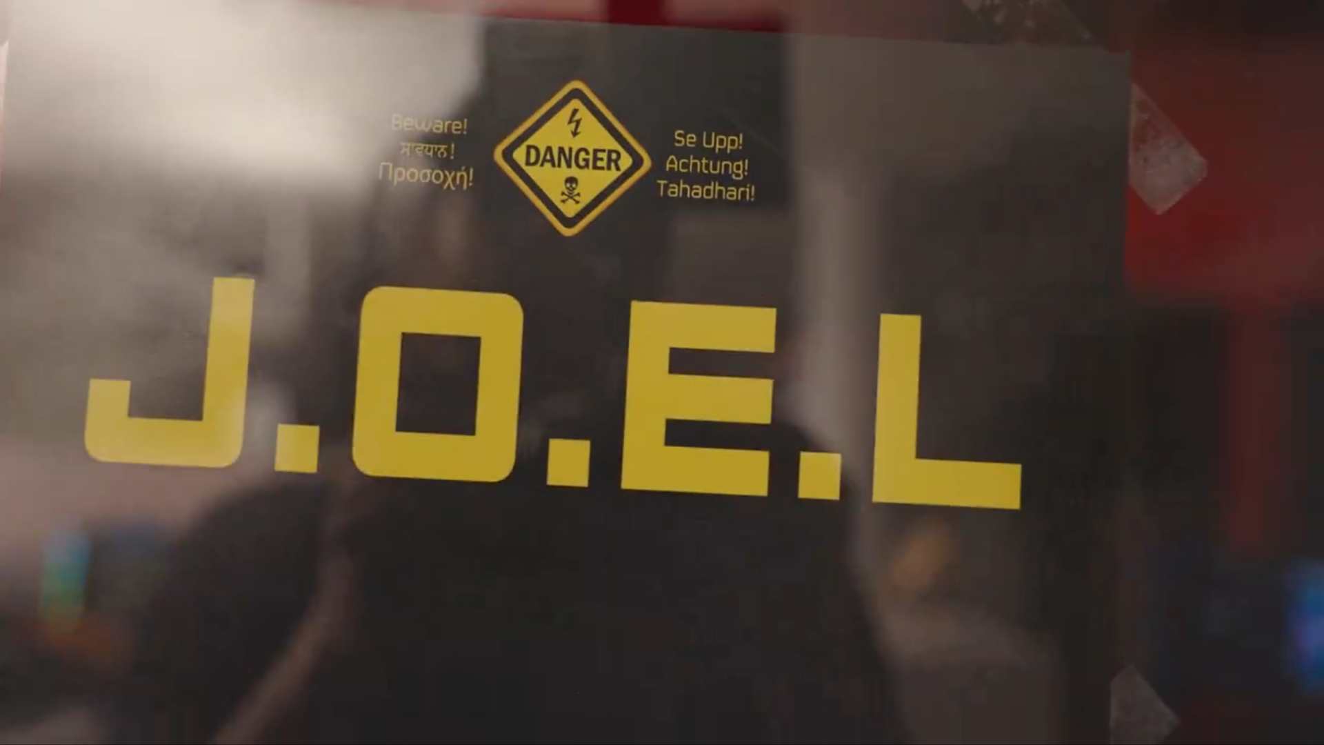 Still image from "found footage" of Helldivers 2 game master Joel.