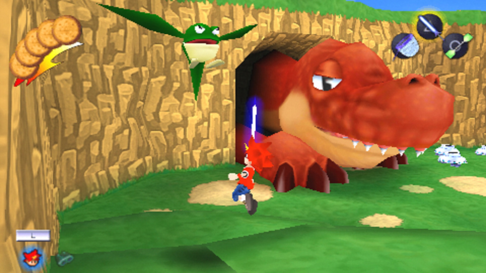 A dragon in Ape Escape: On the Loose, one of the best PSP games of all time.