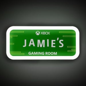 Customisable Xbox Light Up Gaming Room Sign