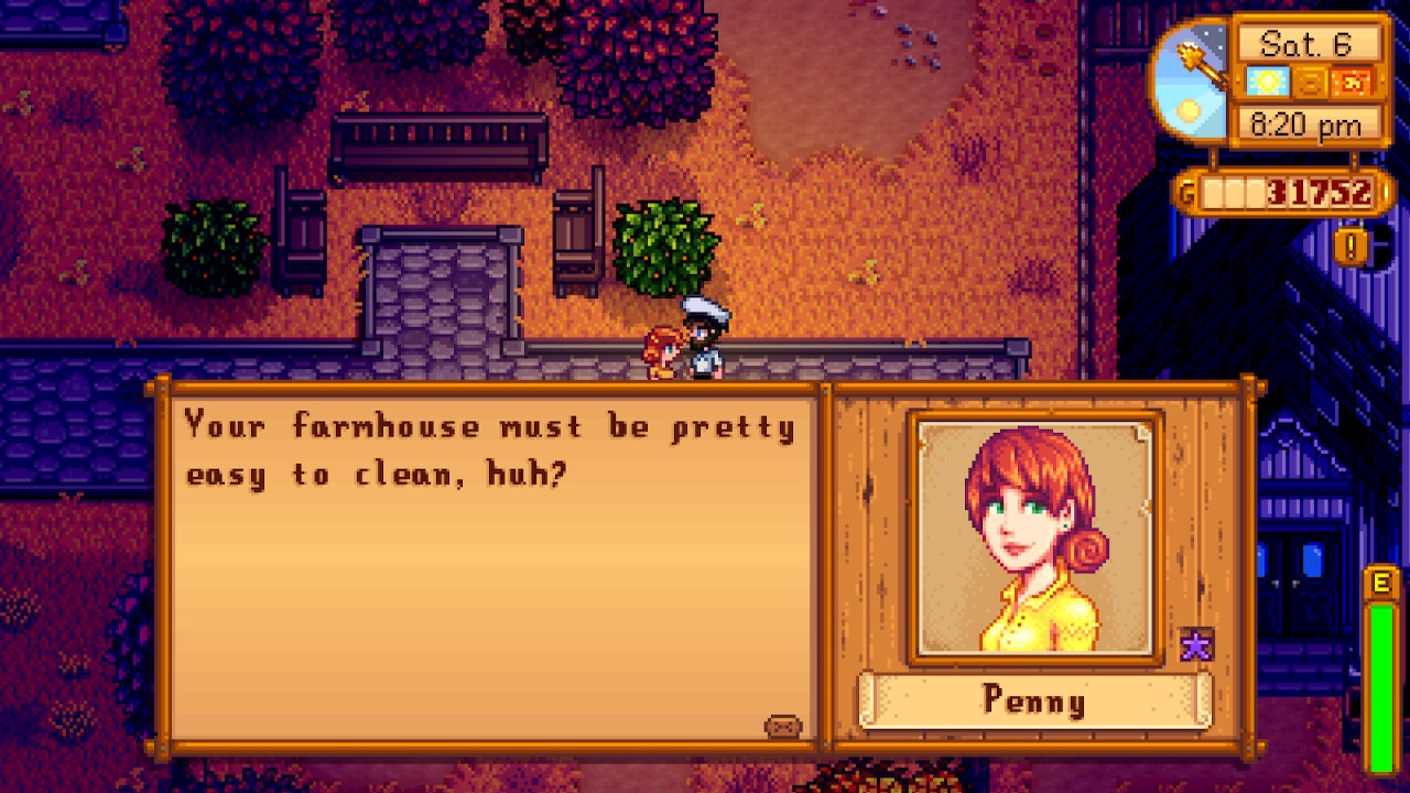 Stardew Valley Penny gifts