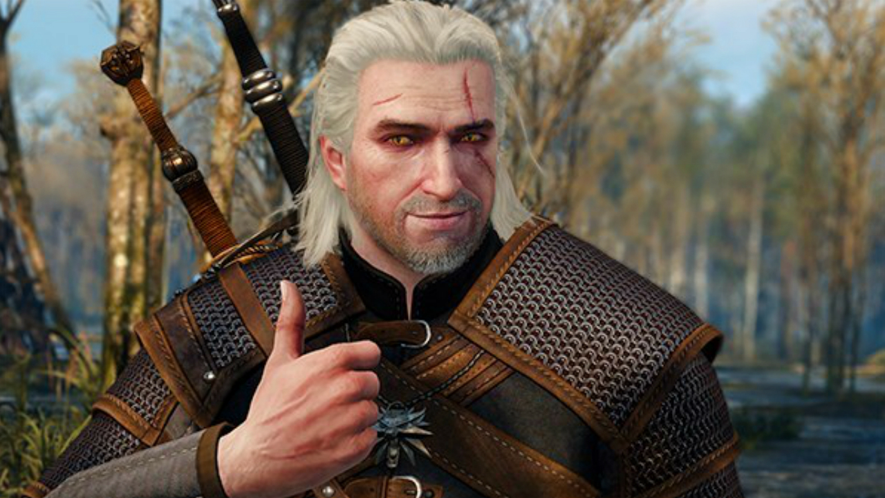 Games like Skyrim: Gerlat giving a thumbs up during the Witcher 3 Wild Hunt.