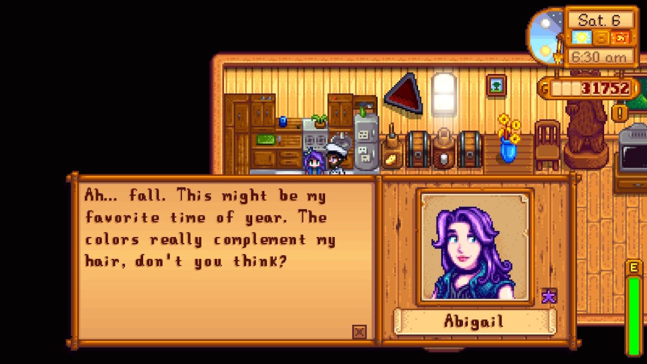 Stardew Valley Abigail gifts