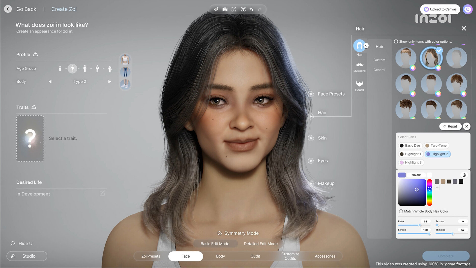 n7dwnz7dnavcxqlsxmgtyk-1 InZOI screenshot from creation studio demo which depicts a shockingly realistic character model rendered in Unreal Engine 5