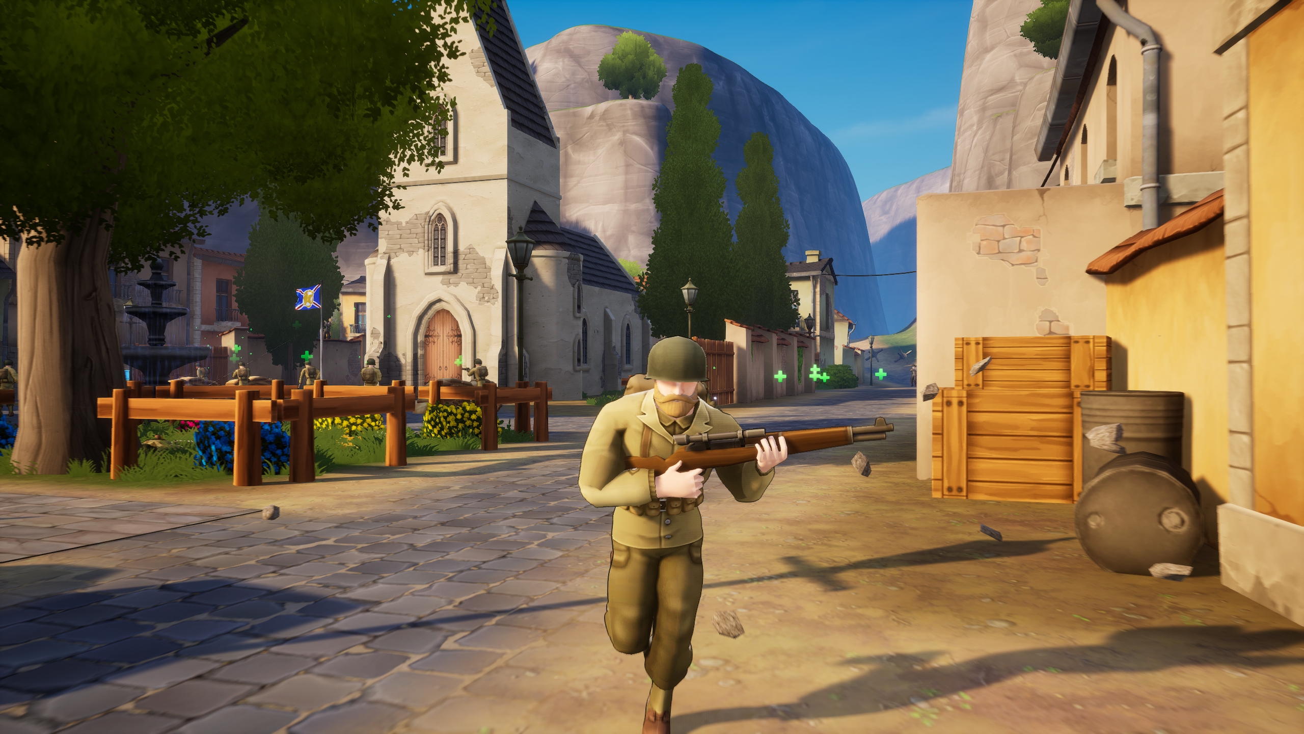 Screenshot from an in-development build of Heroes of Valor