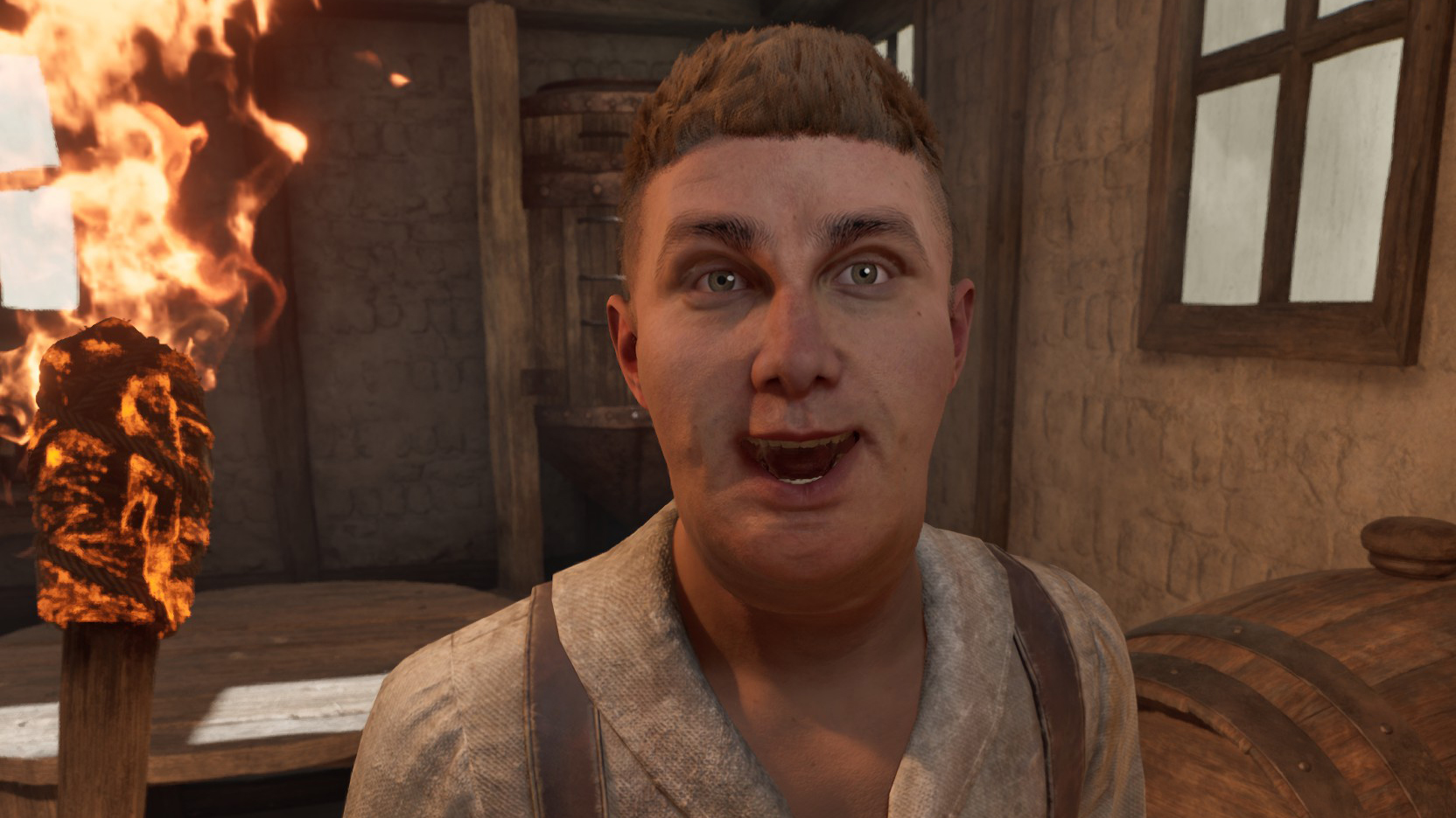 A funny looking character in Oblivion