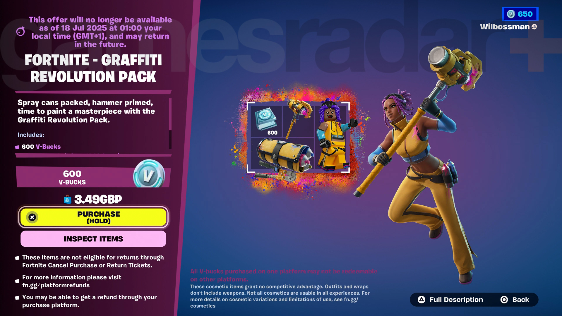 Fortnite Starter Pack - Graffiti Revolution