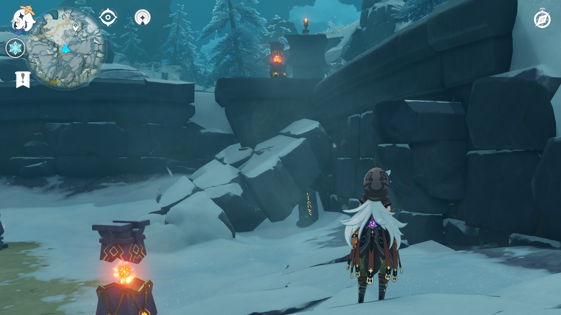 Genshin Impact Dragonspine Stone Tablet locations