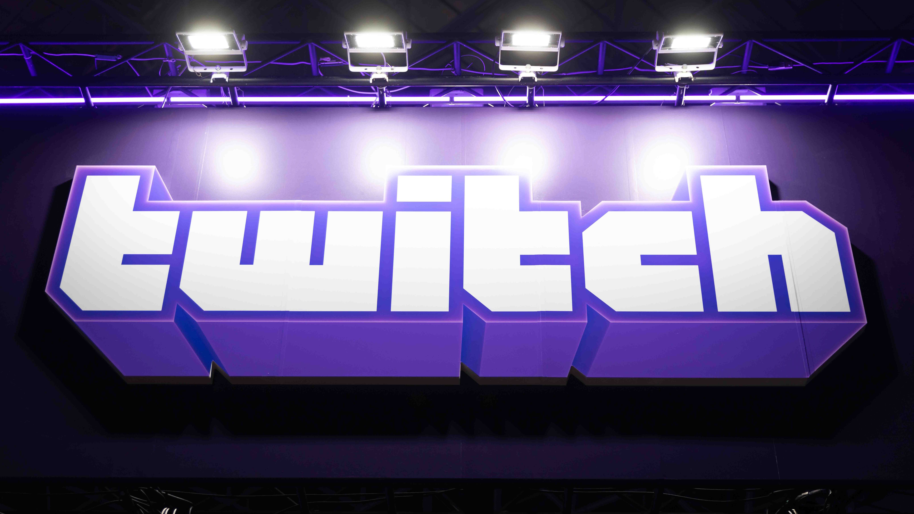 lklewl7qambvnv8mj9rhng-1 CHIBA, JAPAN - 2023/09/23: Online streaming Platform Twitch branding seen at the Tokyo Game Show 2023. (Photo by Stanislav Kogiku/SOPA Images/LightRocket via Getty Images)