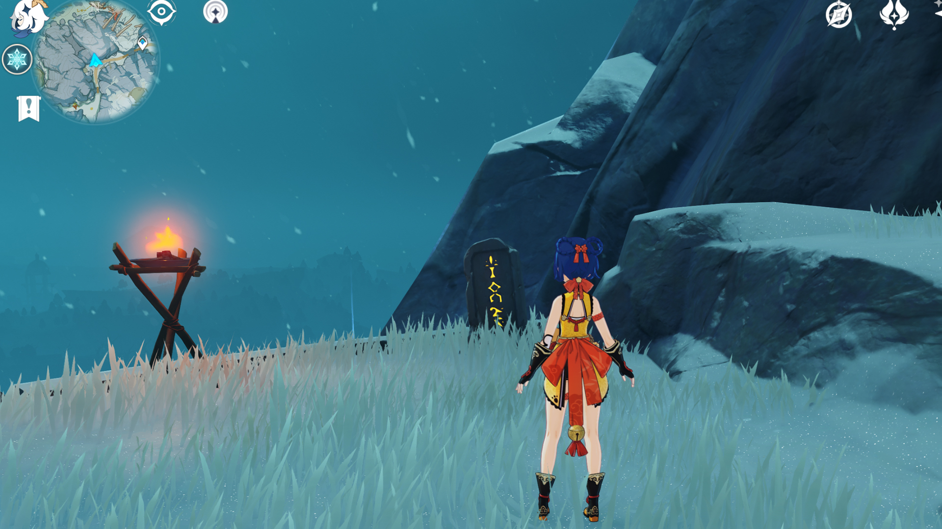Genshin Impact Dragonspine Stone Tablet locations
