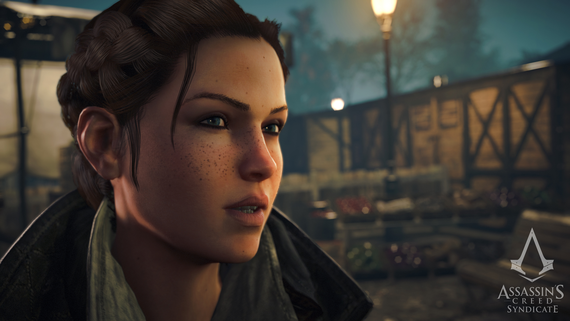 xqksctuyhva42mhzkpcoq6-1 Assassin's Creed Syndicate production still of protagonist Evie Frye