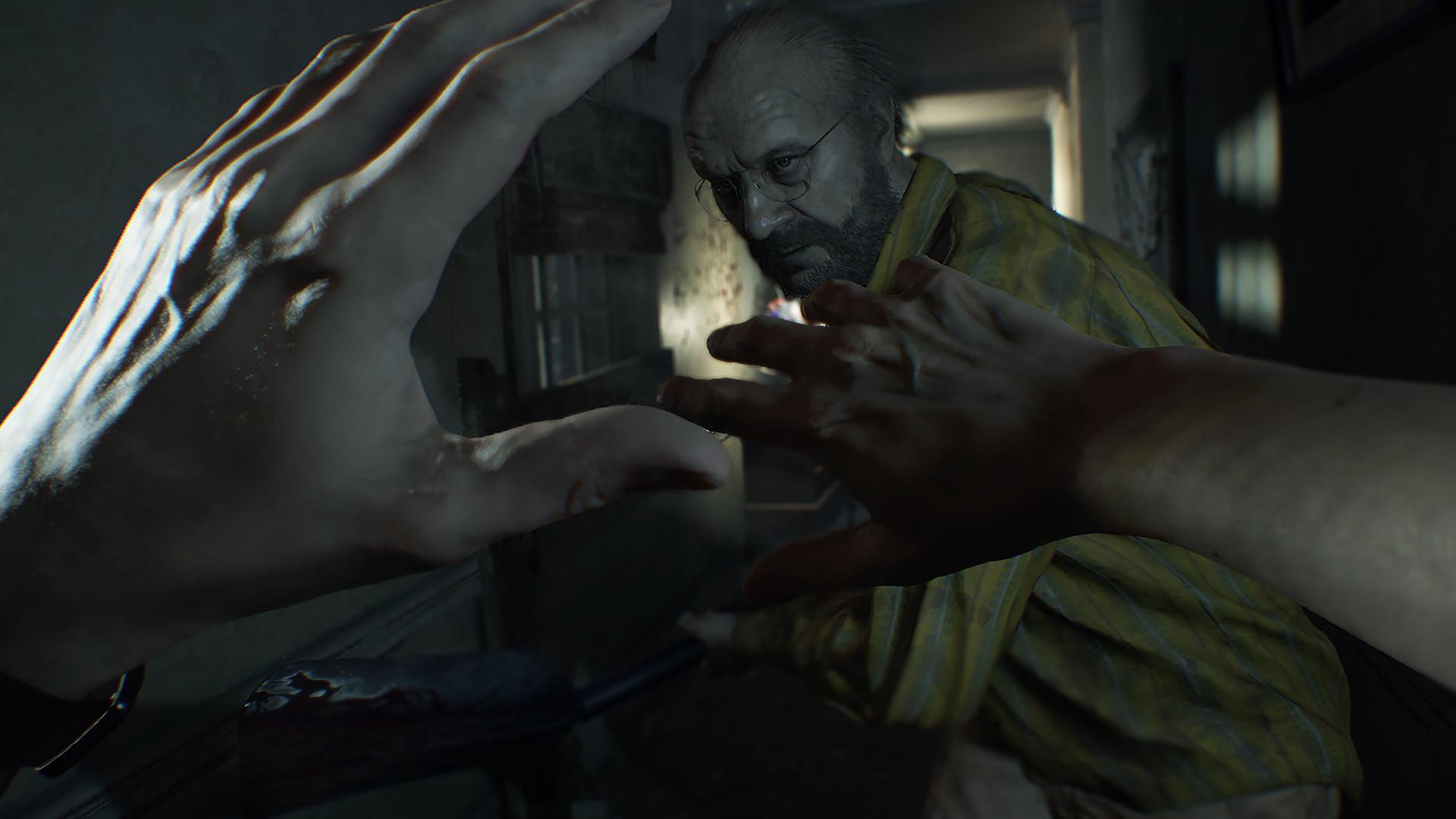 The best survival horror games: a screenshot from Resident Evil 7.