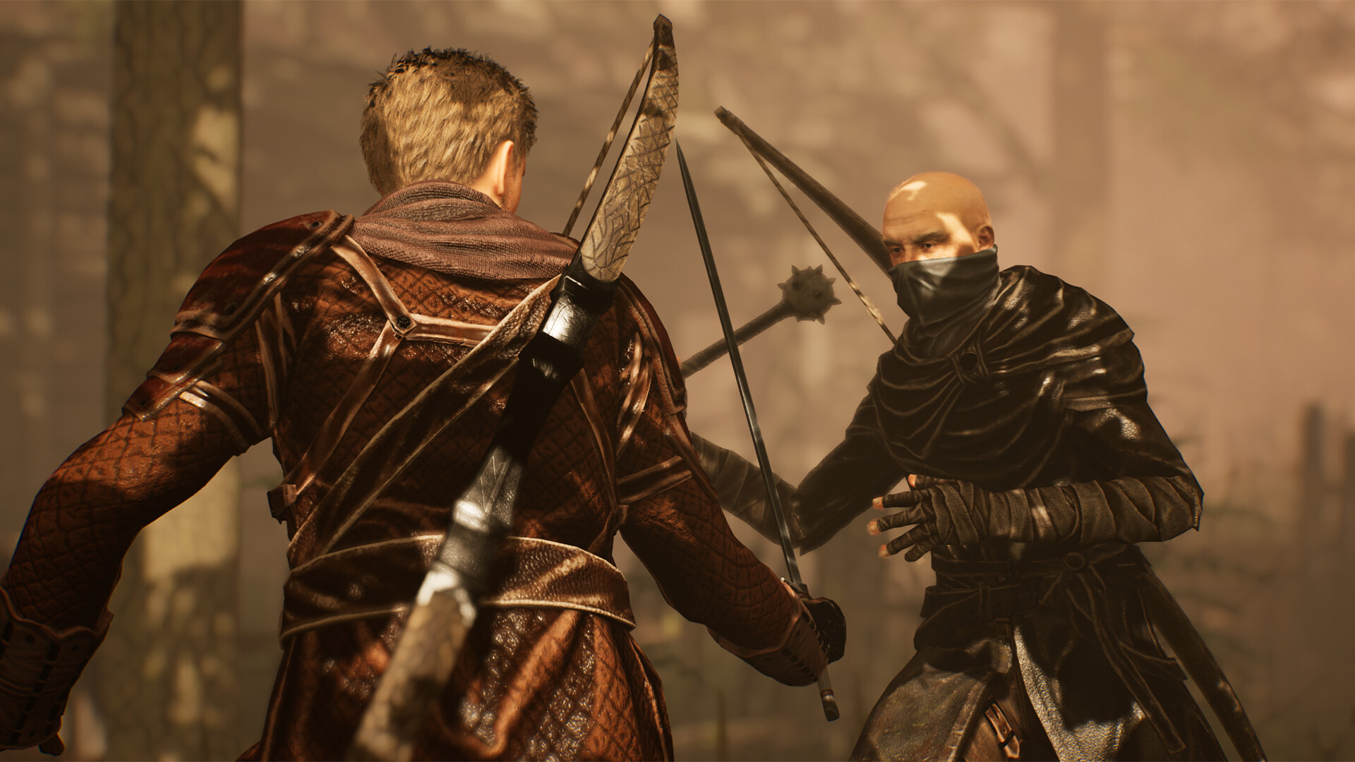 Of Ash and Steel screenshot - two guys fighting