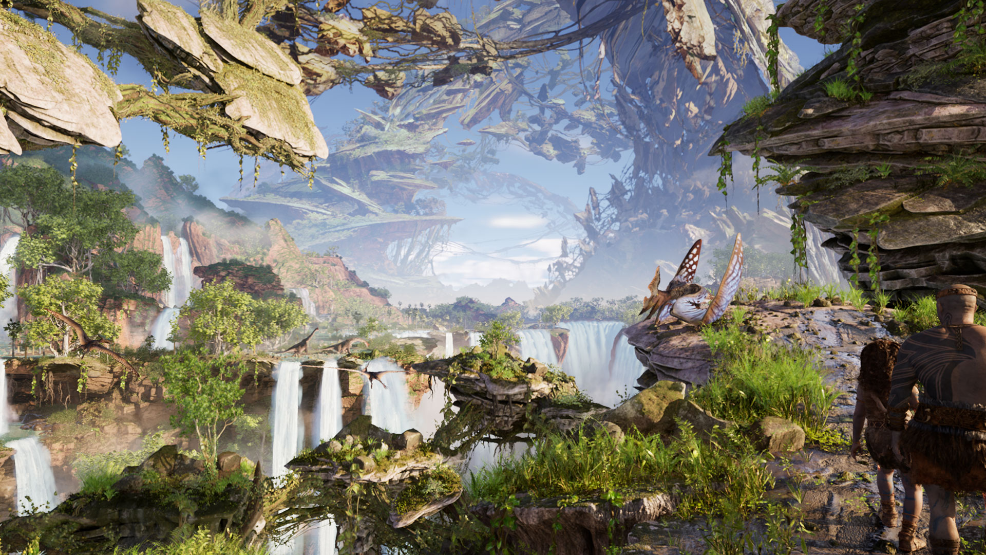 Ark 2 screenshot displaying the lush open world Arat, where the game will be set