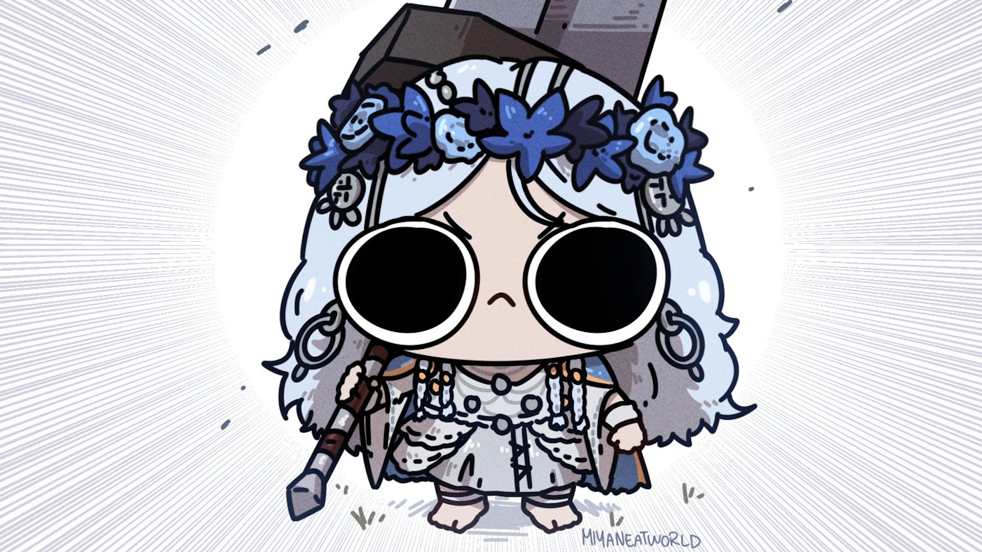 Elden Ring Nightreign fan art of Revenant