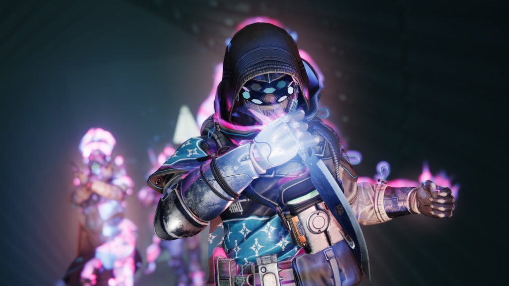Images of guardians using their Transcendance ability on the Prismatic subclass.