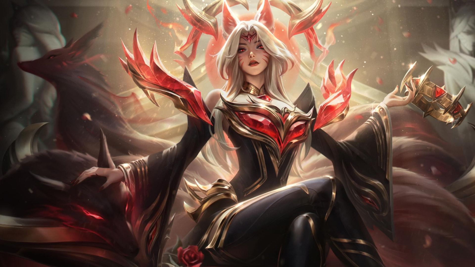 The new Hall of Legends skin for Ahri.